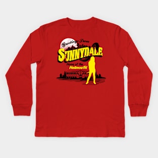 Greetings From Sunnydale Kids Long Sleeve T-Shirt